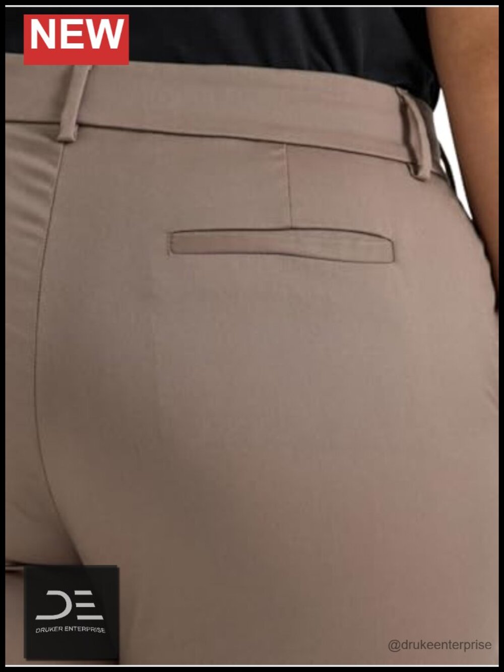 Plus Size Mid Rise Bootcut Wrinkle Free Pants - Picture 3 of 5